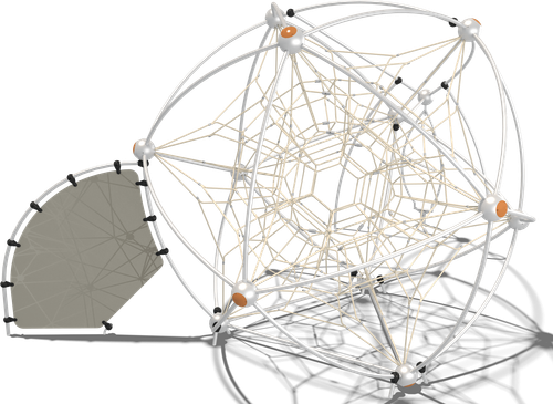 Гибкие элементы для лазания Феникс (паттерн Vector)