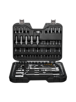 Набор инструментов Inforce 108 предметов 1/2, 1/4, Сталь Cr-V, Профессиональный, 06-07-12