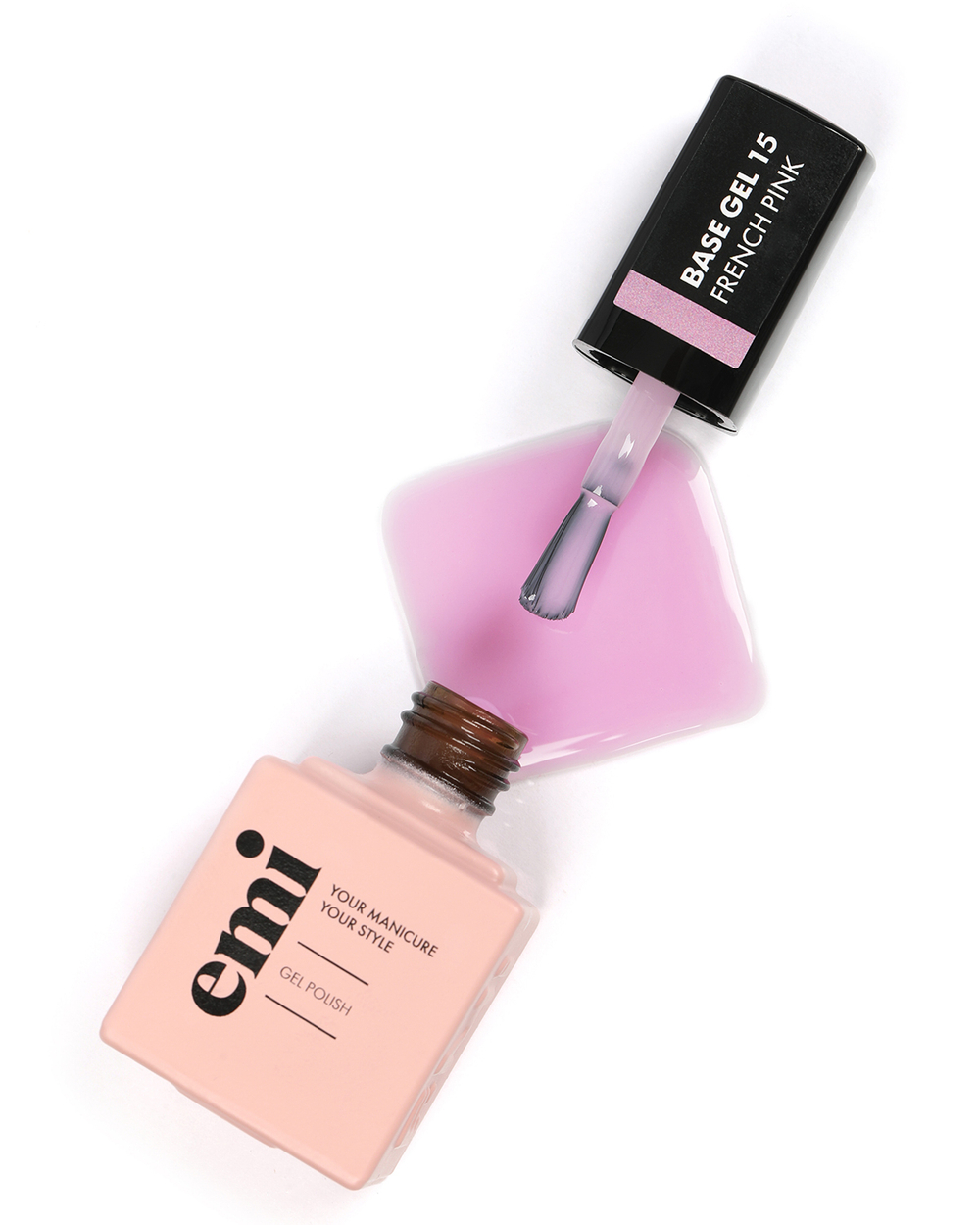 E.MiLac Base Gel Французский розовый №15, 9 мл