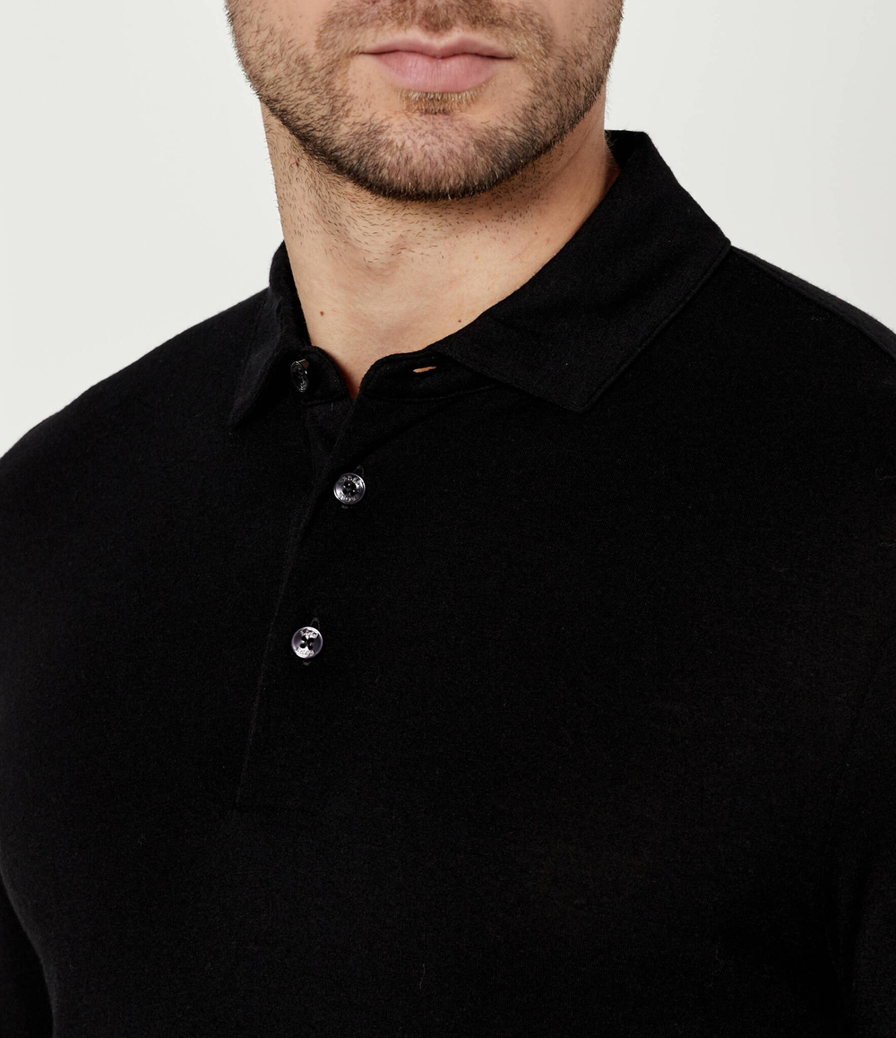 Поло H-Person 20 BOSS BLACK - черный(50524320)