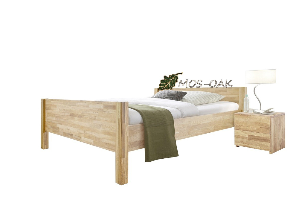 Кровать из массива дуба Ланс