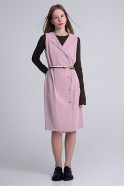 Офисный сарафан 2654ЛЕ, полоска #135Па082654ЛЕ