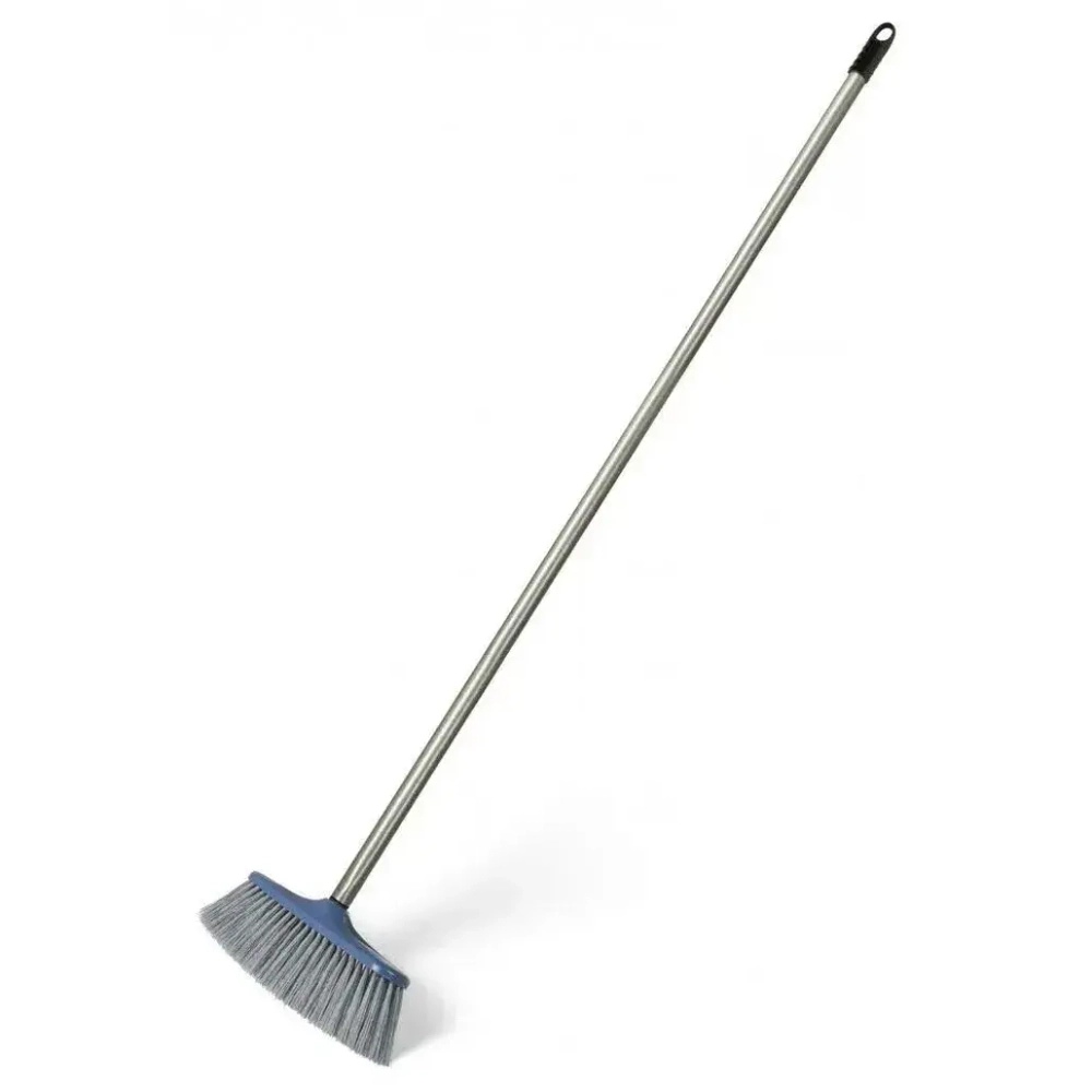 Щетка для подметания пола Фанго с черенком синяя