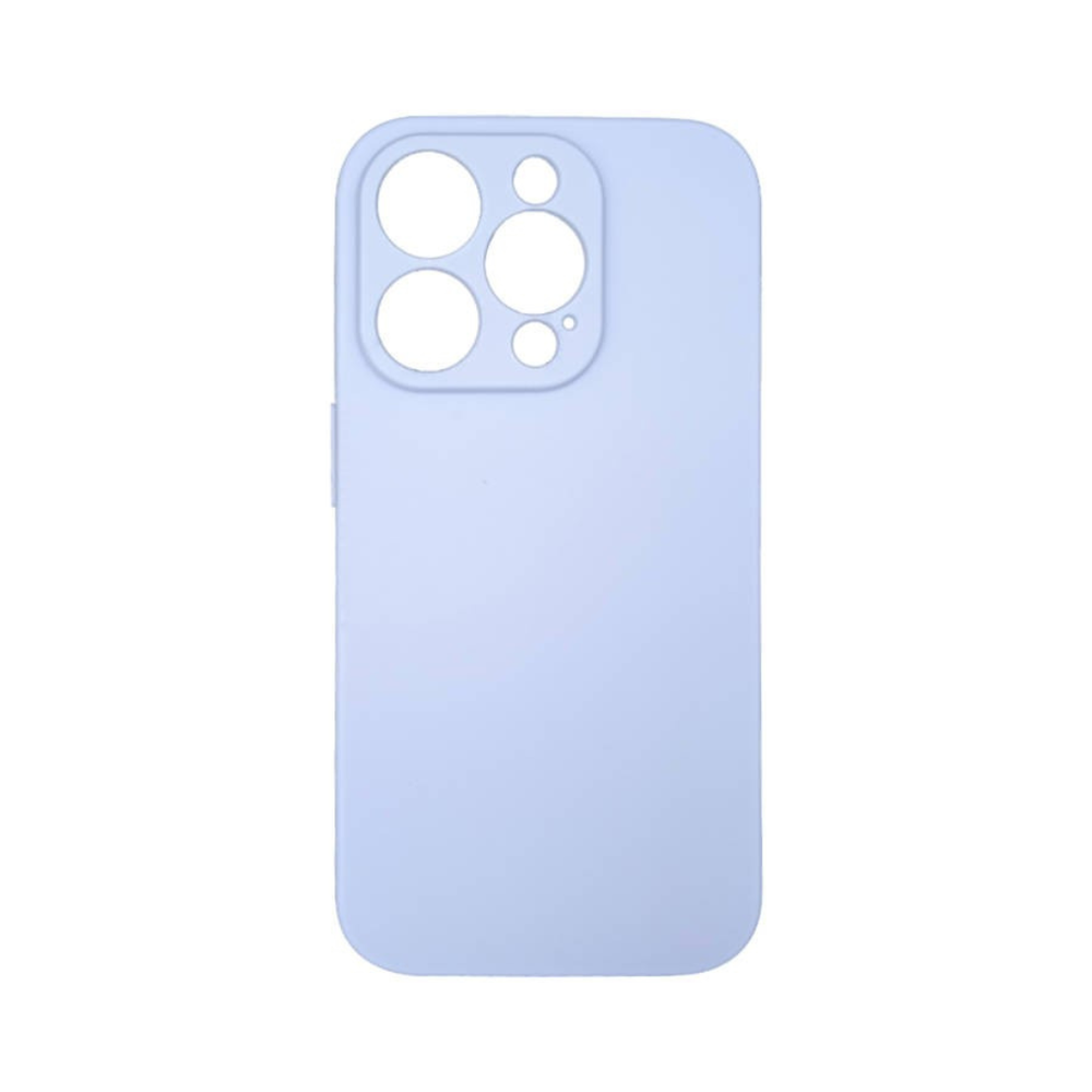 Силиконовый матовый чехол Soft Case для iPhone 15 Pro Max, сиреневый