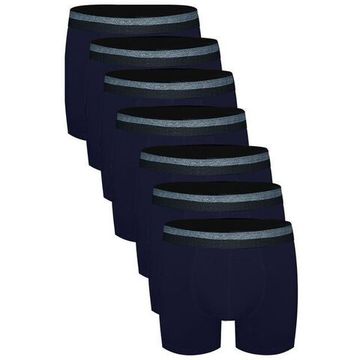 Трусы мужские боксеры набор 7в1 темно-синие DARKZONE DZN7777LCV