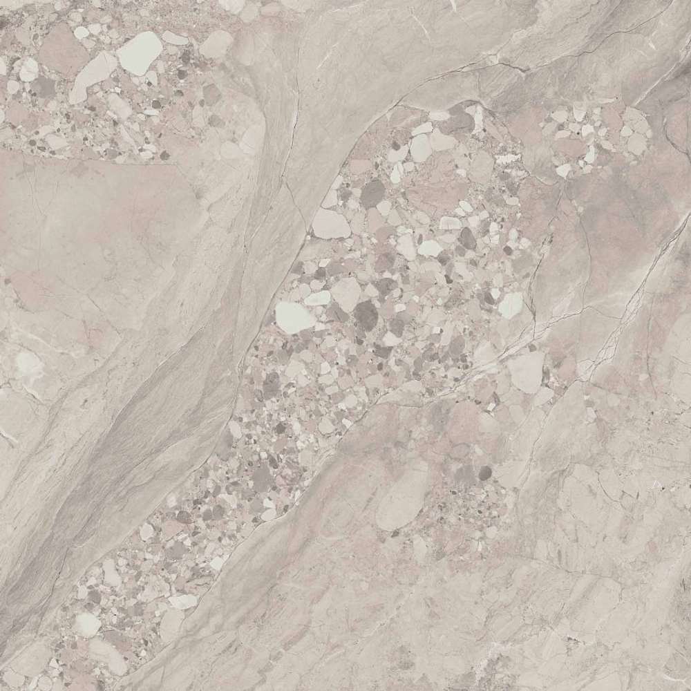 Ametis Oceanmist OM01 Light Grey Непол.Рект. 80x80