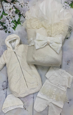 Комплект на выписку зима "Наследница" (Цвет: Белый)