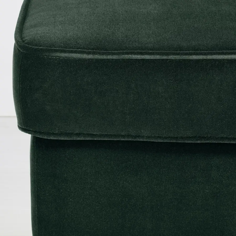 Табурет для ног - IKEA STRANDMON, 60х40х44 см, зеленый СТРАНДМОН ИКЕА