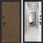 Дверь Входная Бункер BN-03 ФЛЗ-618 фацет Белый Софт, металлическая