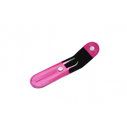 Набор пинцетов для наращивания ресниц (розовый металлик), Barbara