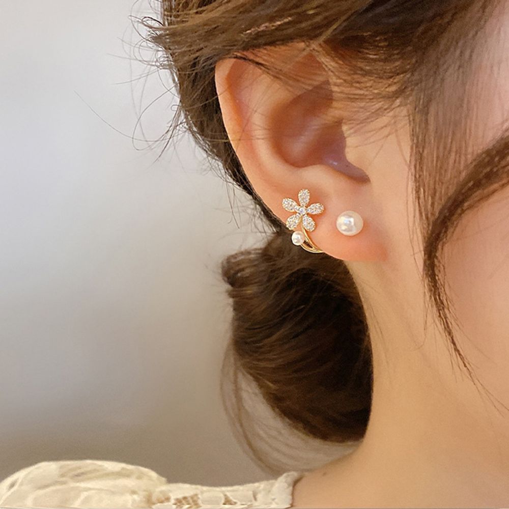 Серьги &quot;Perle Flower&quot;