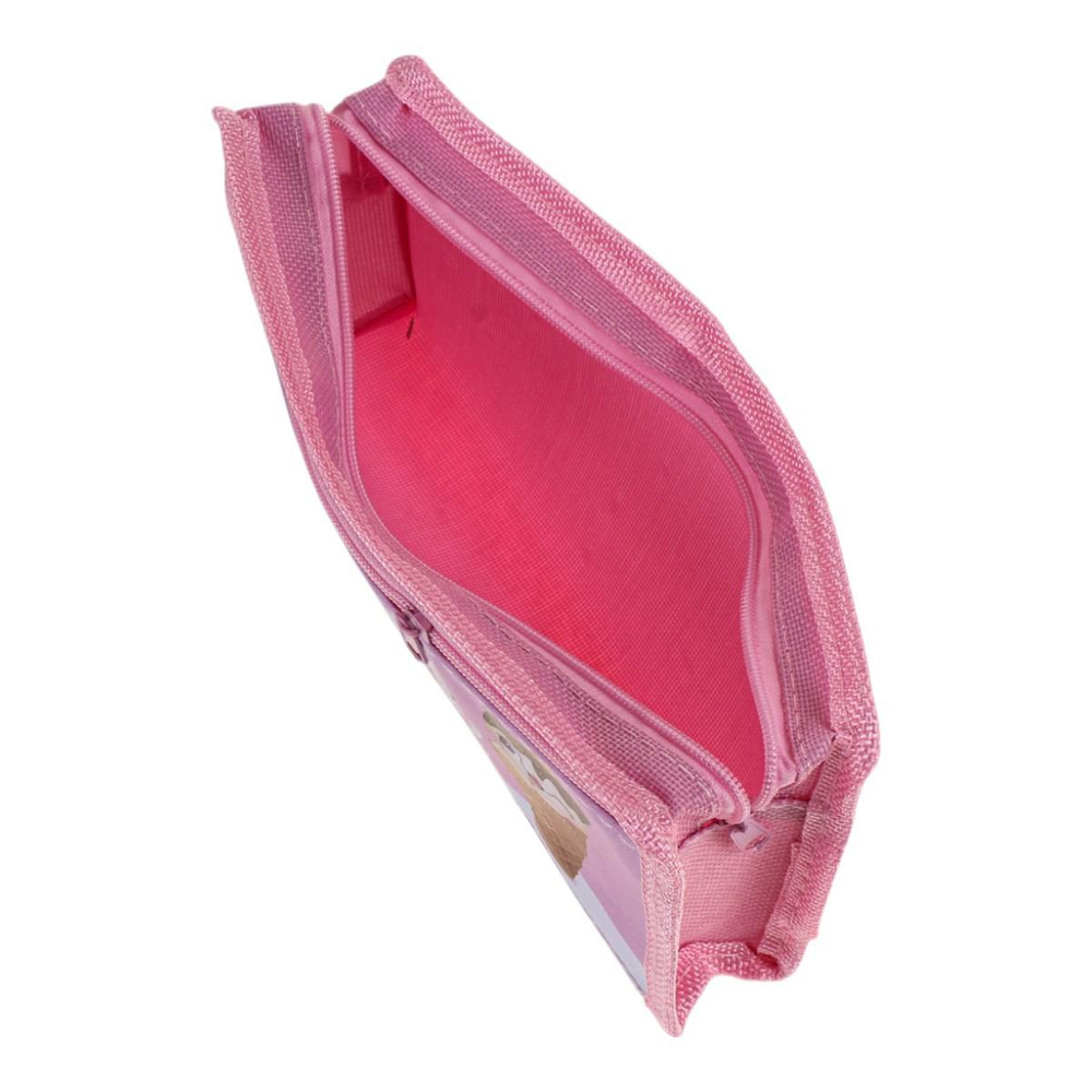 Пенал мягкий 2 отделения "Милые животные2" 3 цвета микс