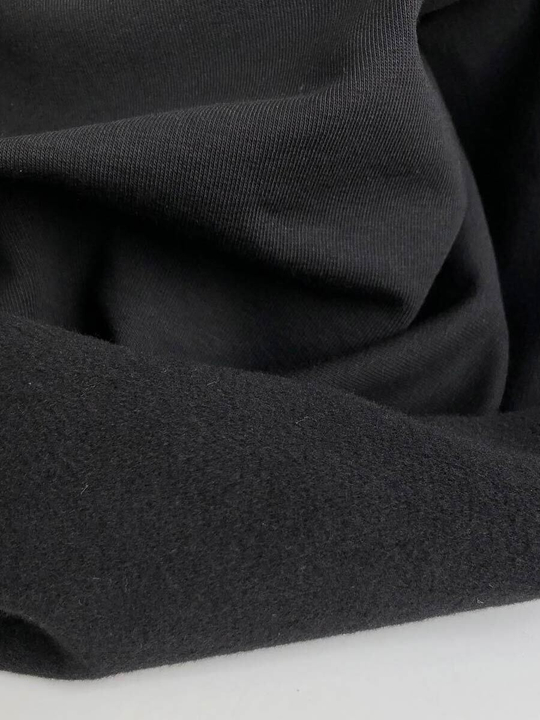 Футер черный,пенье,3х нитка,начес,г/к,320г/м2