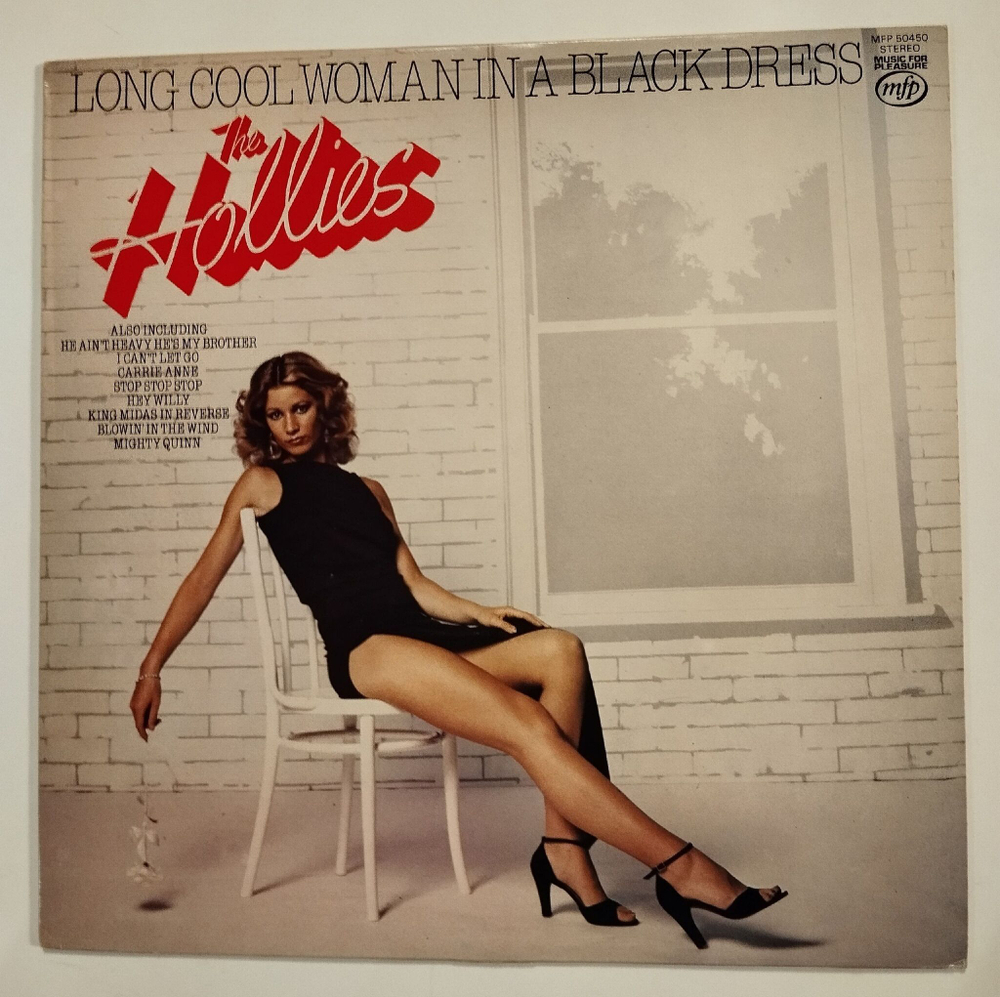 Винтажная виниловая пластинка LP Сборник The Hollies Long Cool Woman In A Black Dress