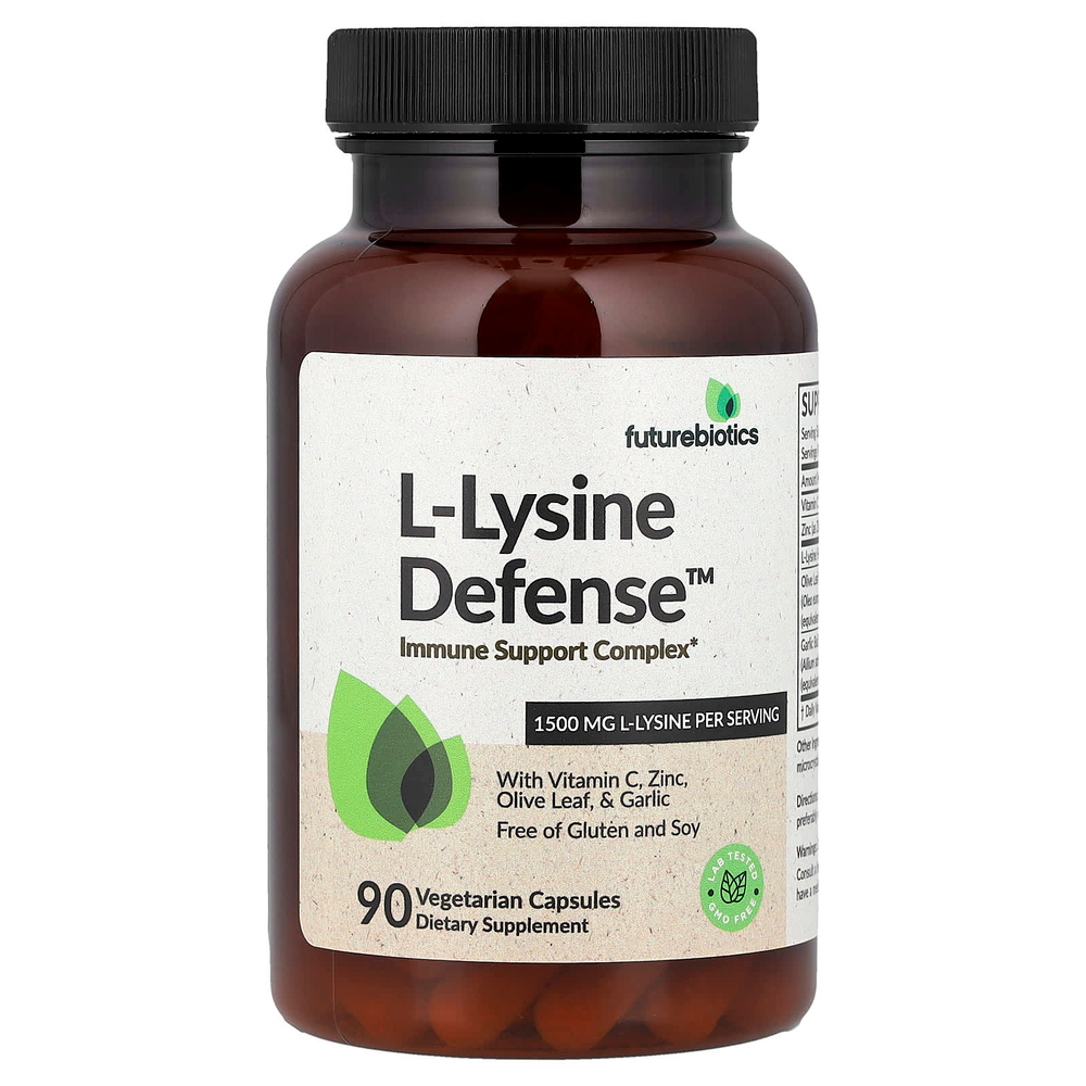 Futurebiotics, L-Lysine Defense™, 90 растительных капсул