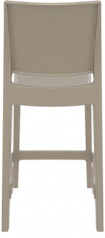 Стул пластиковый полубарный, Siesta Contract Maya Bar 65, бежевый