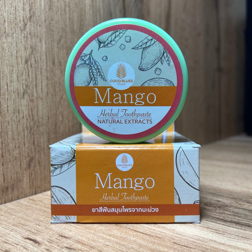 убная паста Coco Blues Mango Toothpaste тайская Манго 30 г