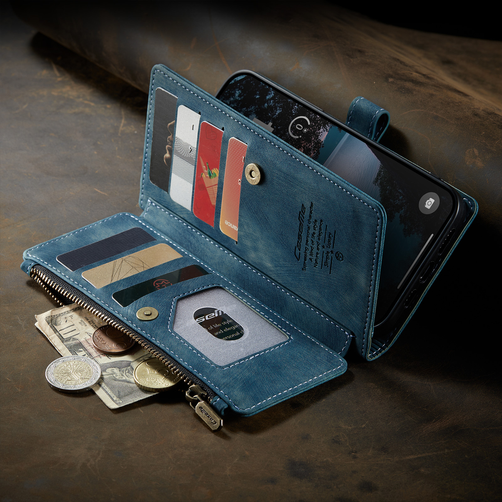 Многофункциональный чехол-кошелек CaseMe 3 in 1 Matte Wallet для iPhone 17 Pro Max