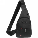 Сумка - мессенджер «Element - hit», цвет черный, одно отделение и карман, 30*17*5см