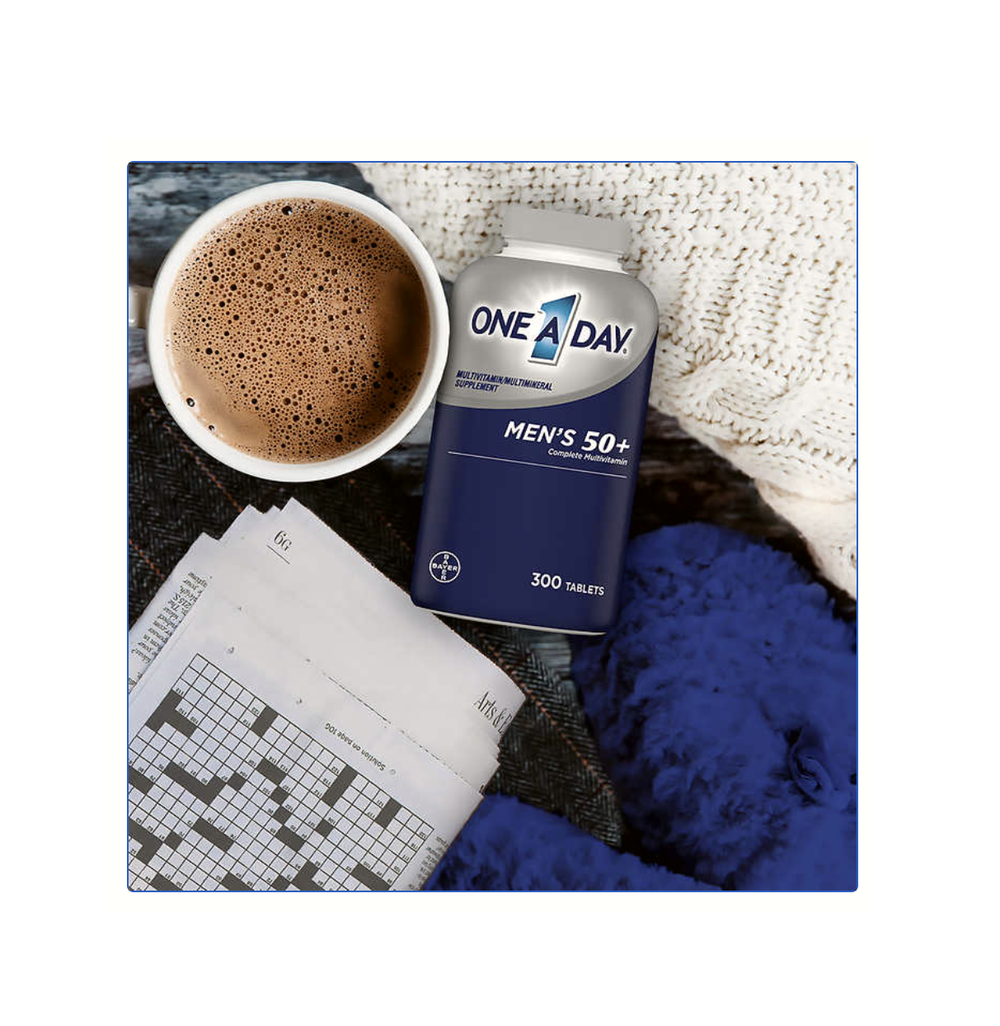 Мультивитамины Healthy Advantage One A Day для мужчин старше 50 лет, 300 таблеток