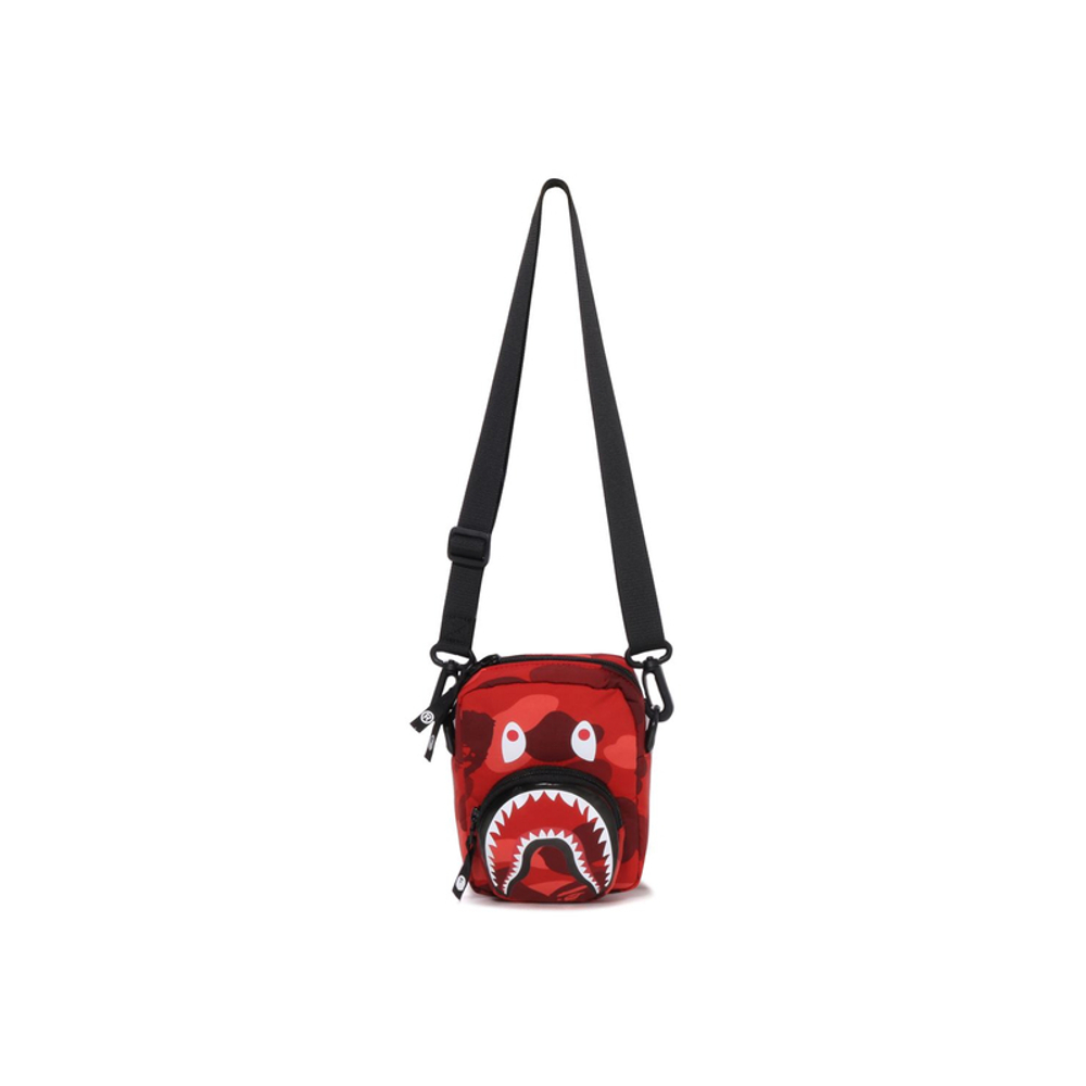 A Bathing Ape Bathing Ape Shark Head Camo Messenger Сумка
