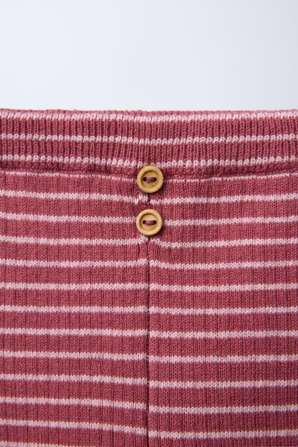 ZARA ЛЕГИНСЫ В ПОЛОСКУ И РУБЧИК, РОЗОВЫЙ