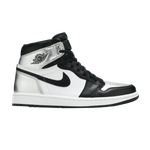 Кроссовки Jordan Air Jordan 1 High Og Retro "Silver Toe" (Женская размерная сетка)