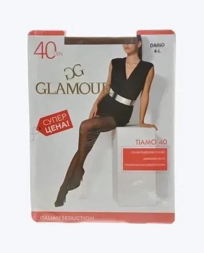 Колготки женские GLAMOUR TIAMO 40 р.4 Daino