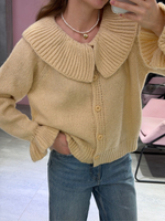 Кардиган с воротничком Candy сливочное масло