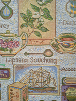 Декоративная гобеленовая салфетка Мятный чай 32х32