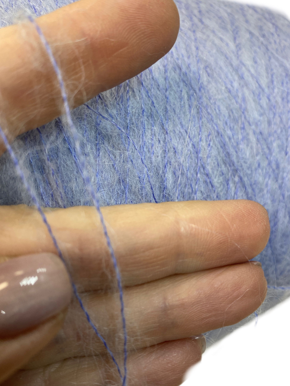 Пряжа на бобине 190г (Италия) 35% мохер 35% альпака 30% п/а 100г-1000м