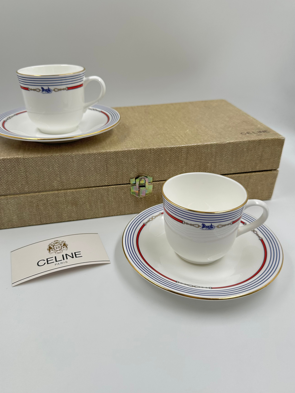 Набор из 2х кофейных пар Celine