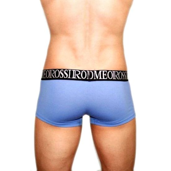 Мужские трусы боксеры голубые Romeo Rossi Bik Blue Boxers RR5002-9