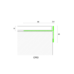 Профили для балконов и террас Profilpas Серфикс Протек PROTEC CPEI