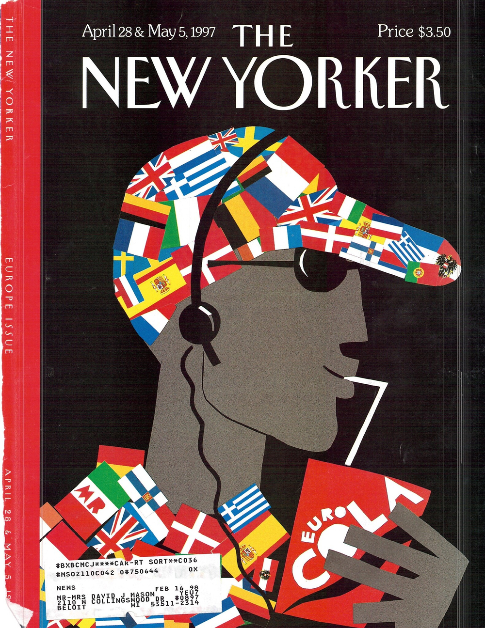 Журнал The New Yorker 28-04-1997, обложка