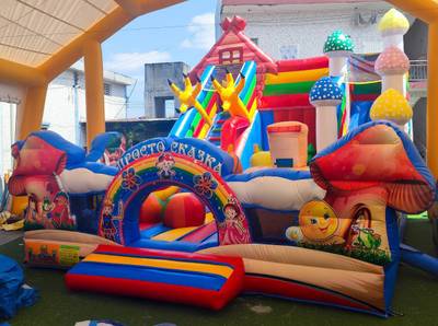 Коммерческий надувной батут «Просто сказка», 10x6x6 м