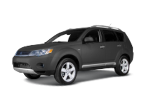 Багажники на крышу Mitsubishi Outlander XL 2005-2012 на рейлинги