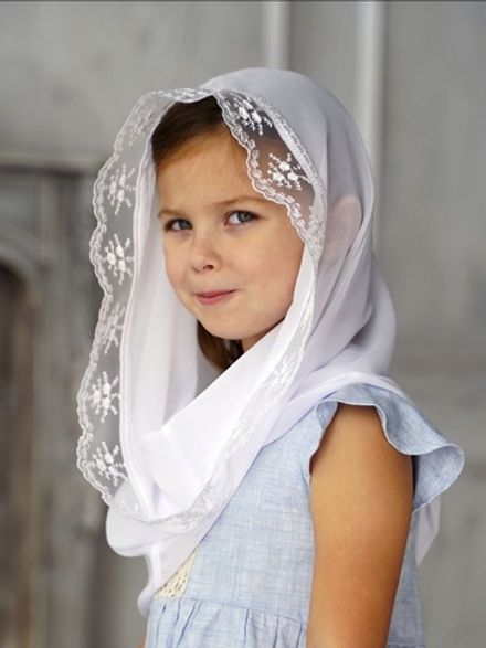 Снуд-шарф детский  "Подснежник"