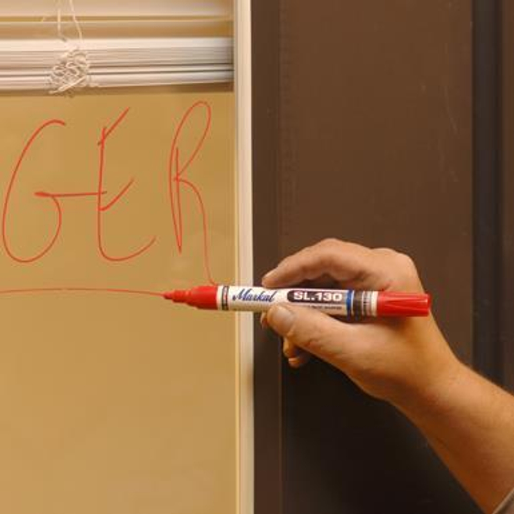 Маркер промышленный с жидкой краской Markal SL130 3мм.YELLOW 31200226