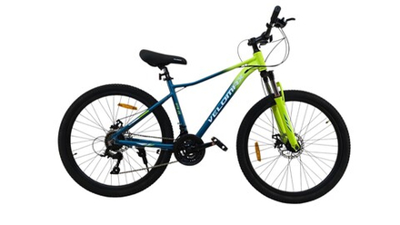 Велосипед Velomax 26" 24ск. (Ал.рама, L-Twoo A3, блок.вилки, Диск.торм, Пром.под.)V-1-26-2 зеленый