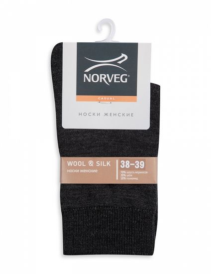 Термоноски женские Norveg Wool+Silk (9WSW)