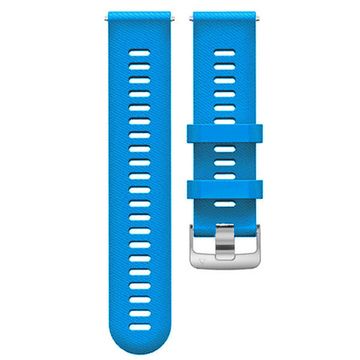 Ремешок Quick Release 22 мм силиконовый для Garmin Forerunner 255 / 265 / 745, Venu 2, Vivoactive 4 быстросъемный (Голубой)