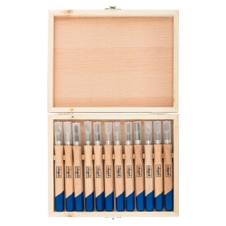 Стамески фигурные, набор 12пр. Scheppach Sch-25530