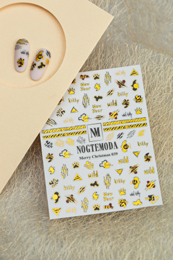 Nogtemoda Наклейки для ногтей Merry Christmas 039