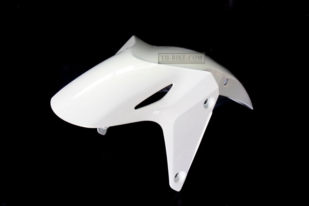 61101-MGZ-J00ZE (61101-MGZ-J01ZE), FENDER, FR. *NHA87P*. Front Fender Honda CB500F, CBR500R, WHITE, 2013-2015