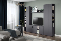 Шкаф Эйр 16.324.02, Серый графит