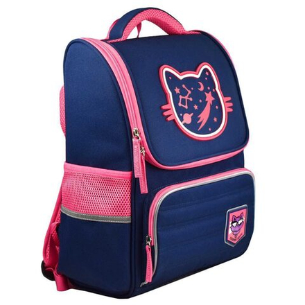 Ранец школьный 38*30,5*16см Феникс+ "Космо кот" полиэстер