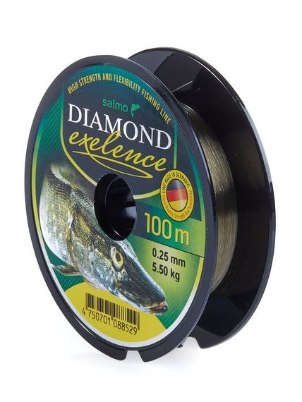 Леска монофильная Salmo Diamond EXELENCE 100 м, 0,25 мм