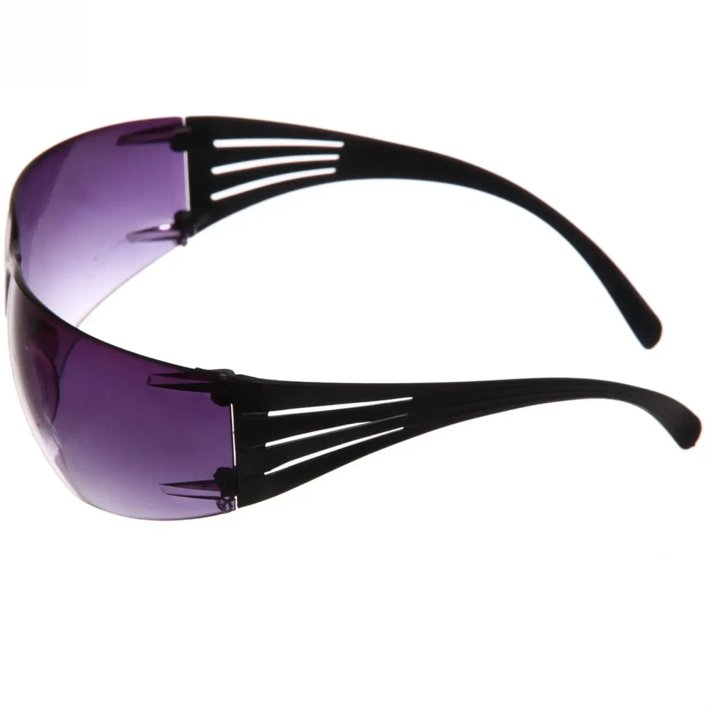 Очки солнцезащитные спортивные «Sports hit», на дужках полосы, цвет черный