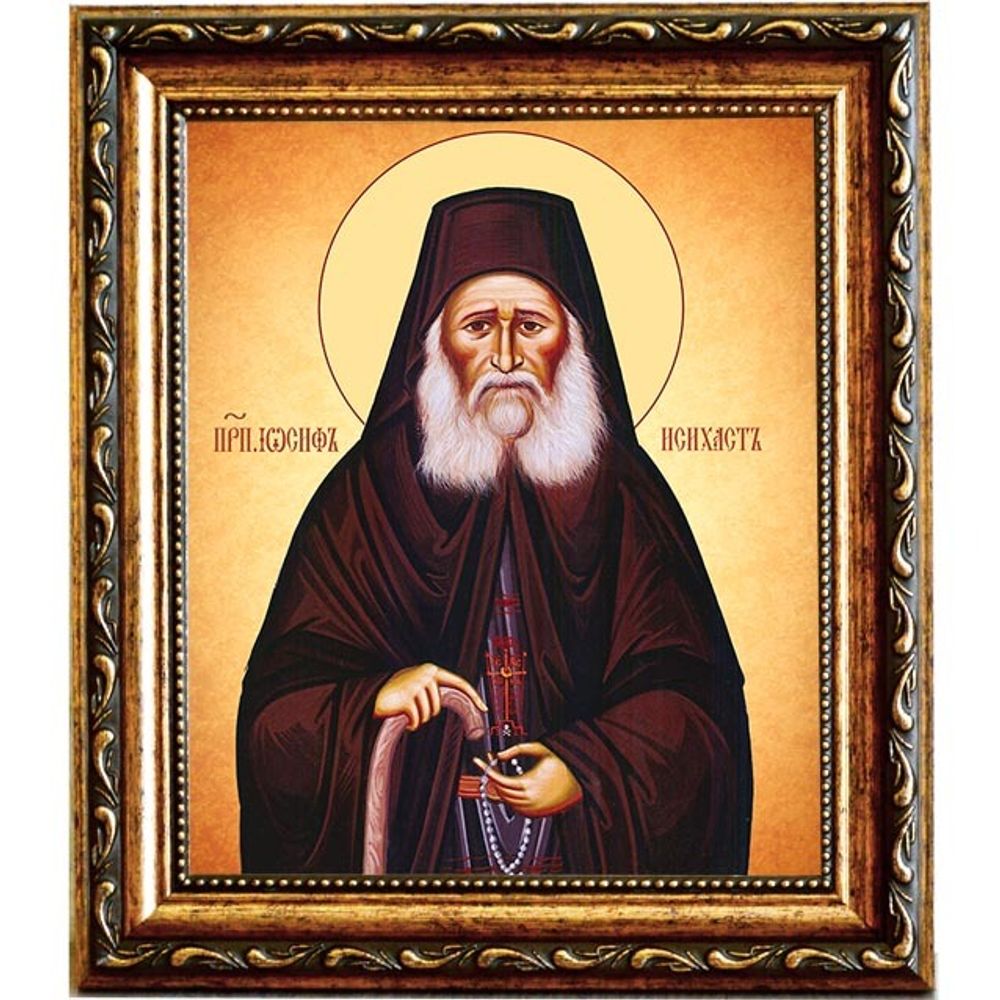 Иосиф Исихаст преподобный. Икона на холсте.